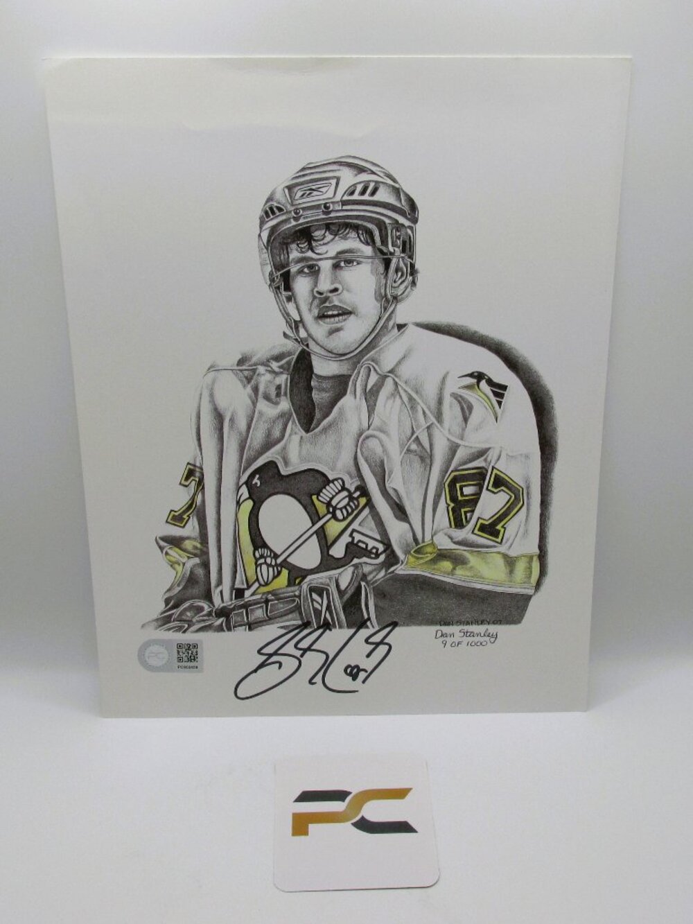 Sidney Crosby Signed 8.5x11 Limited Edition Print With COA (PC602459) (Penguins)
